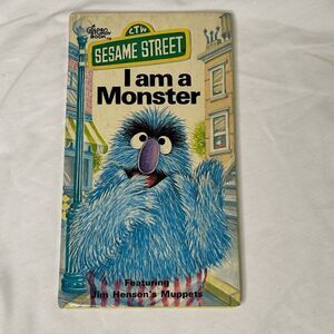 I Am a Monster Vintage Sesame Street! 1978 (A Golden/Sesame Street Sturdy Book